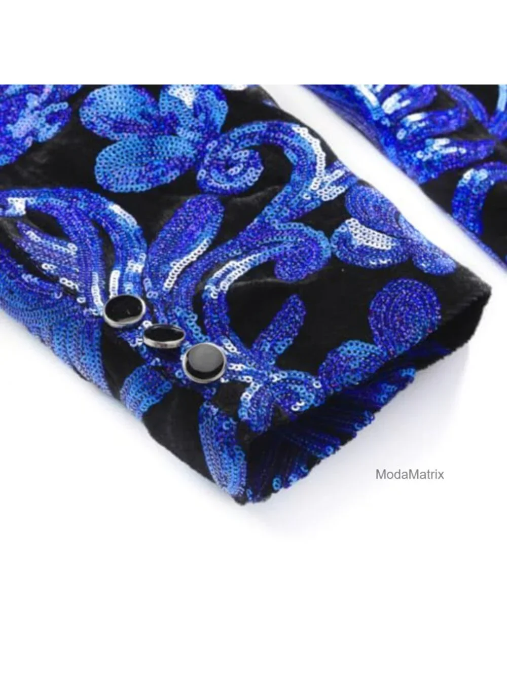 Mens Velvet Sequins Blazer Slim Fit Shawl Collar Tuxedo Party Jacket